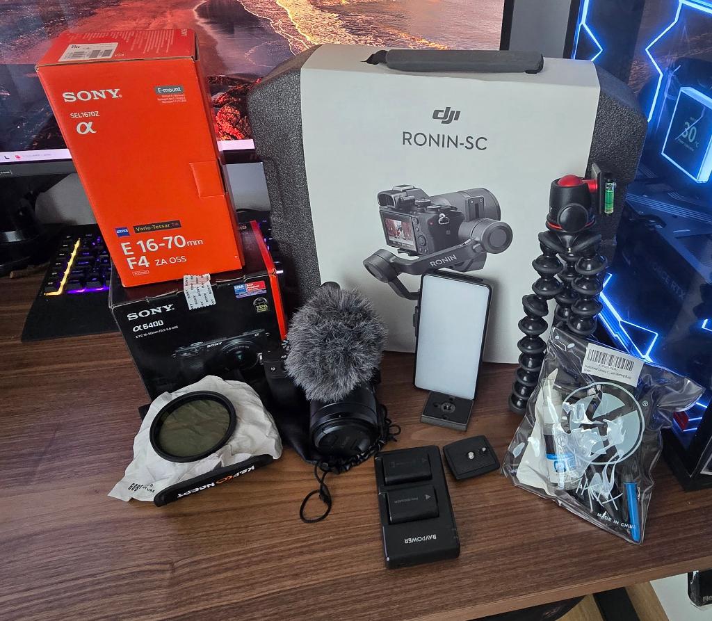 Pack complet sony A6400 + sony zeiss 16-70 F4, Ophalen, Zo goed als nieuw, Compact, Sony