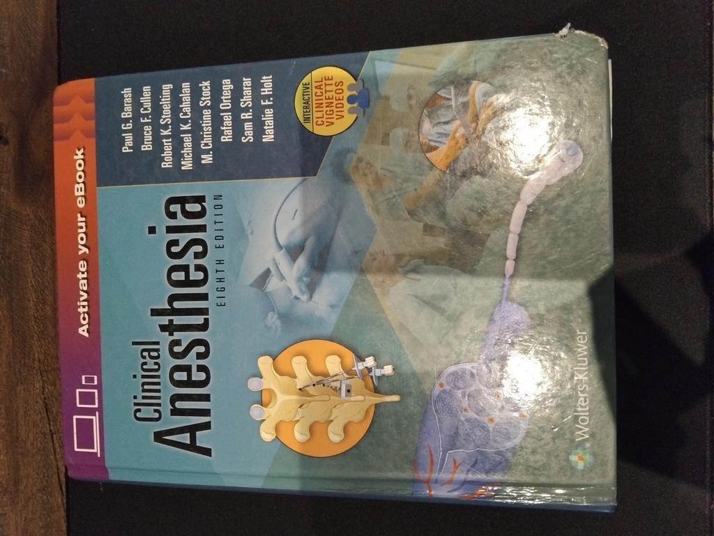 Clinical Anesthesia, Boeken, Ophalen of Verzenden, Zo goed als nieuw