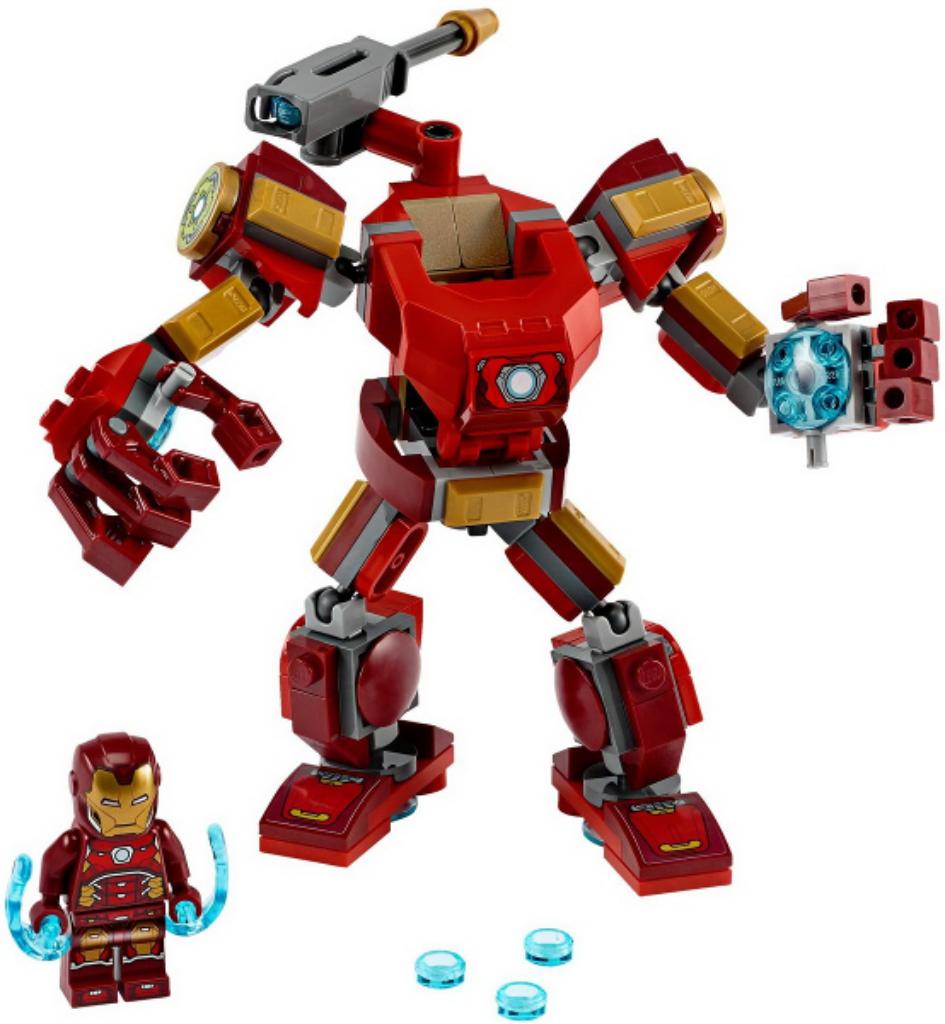 Lego Super Heroes - 76140 Iron Man Mech, Ophalen of Verzenden, Zo goed als nieuw, Complete set, Lego