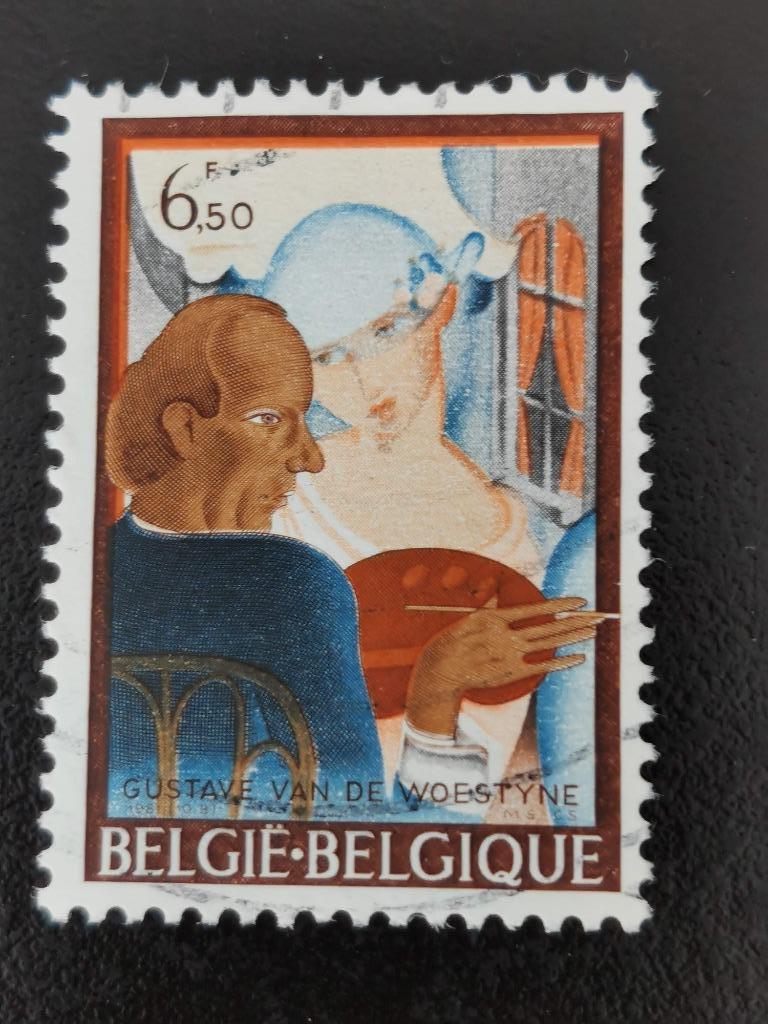 Belgie 1981 - Gustaaf van de Woestyne, Ophalen of Verzenden, Gestempeld