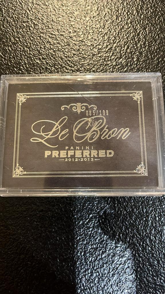 Panini preferred Lebron James Booklet /199, Verzenden