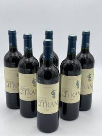 Haut Médoc Château Citran 2016 (lot de 6 bouteilles), Collections, Vins, Neuf, Vin rouge, France, Pleine, Enlèvement ou Envoi