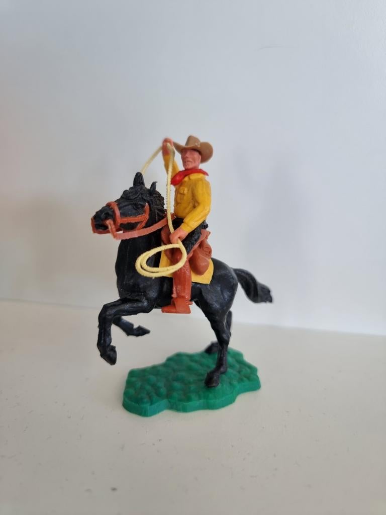 ## Timpo Toys mounted cow-boy ## swoppet, Verzamelen, Poppetjes en Figuurtjes, Zo goed als nieuw, Ophalen of Verzenden