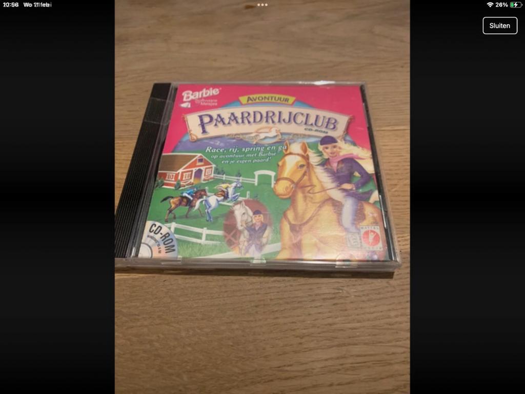 pc game barbie paardrijclub, Games en Spelcomputers, Games | Pc, Ophalen of Verzenden, Zo goed als nieuw