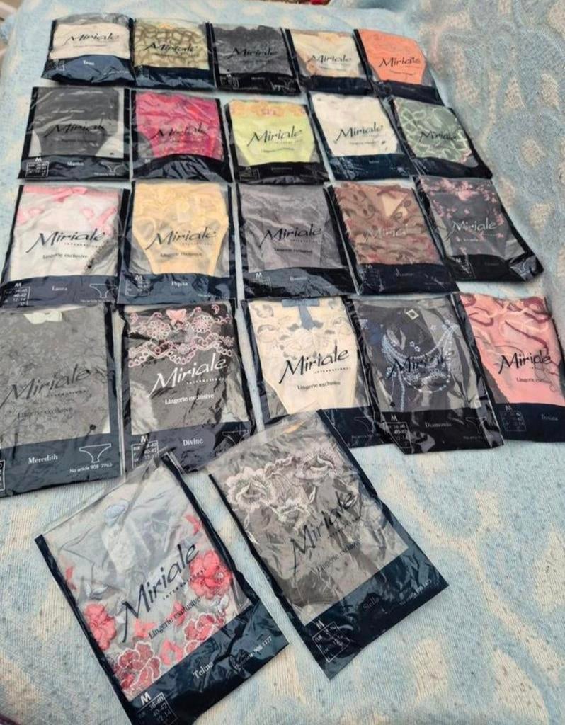 Luxe lingerie Miriale maat 38-40 (M) in nieuwe staat 5 eu/st, Kleding | Dames, Ondergoed en Lingerie, Ophalen of Verzenden