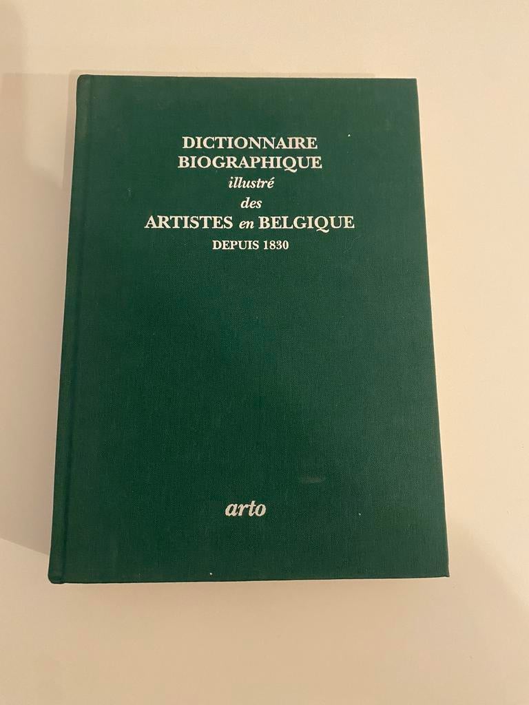 Dictionnaire Biographique illustré des artistes Belgique, Livres, Comme neuf, Belgique