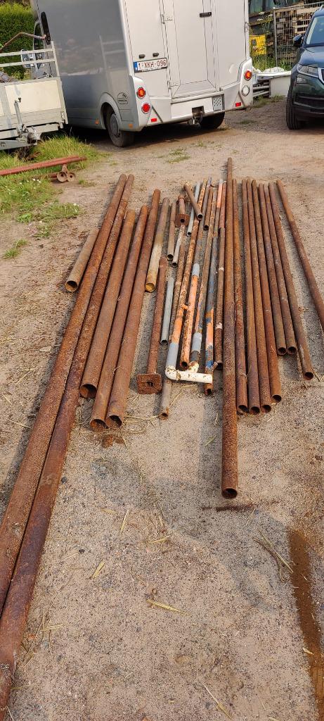 Partij ijzeren buizen, Doe-het-zelf en Bouw, Metalen, Nieuw, IJzer, Ophalen of Verzenden