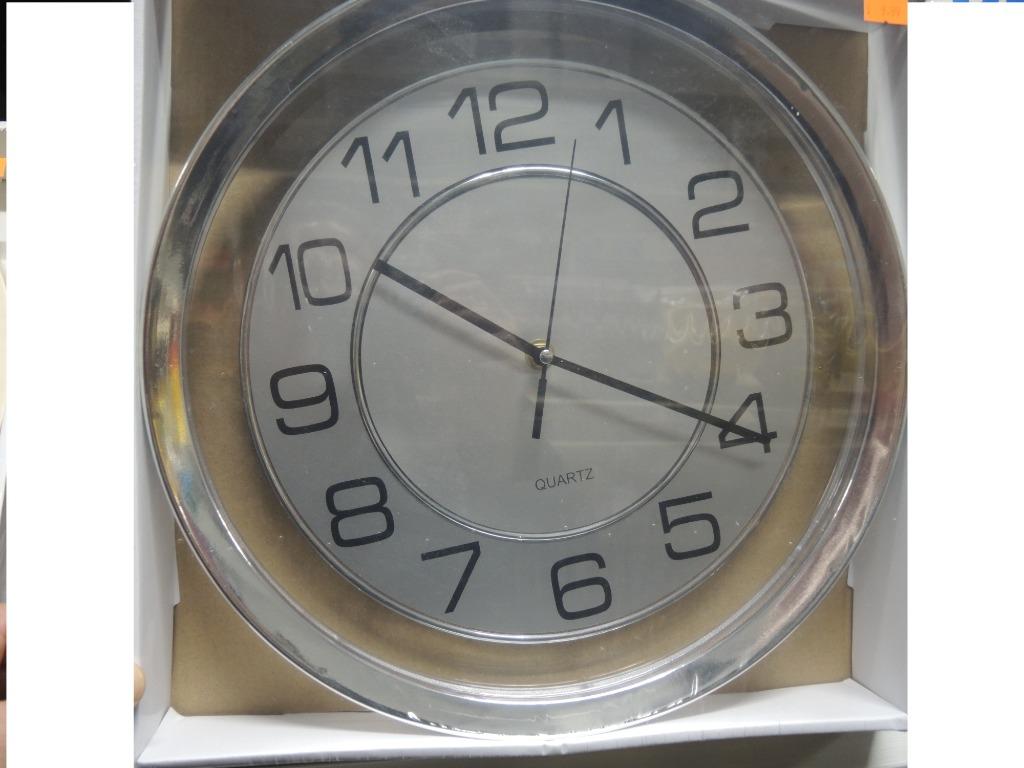 Quartz ronde klok 32 cm nieuw!, Maison & Meubles, Neuf, Lon, Enlèvement ou Envoi, @