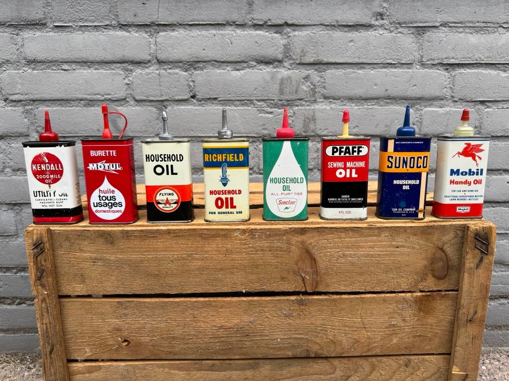 Rares mini-bidons d'huile pratiques, Collections, Enlèvement ou Envoi, Utilisé, Emballage