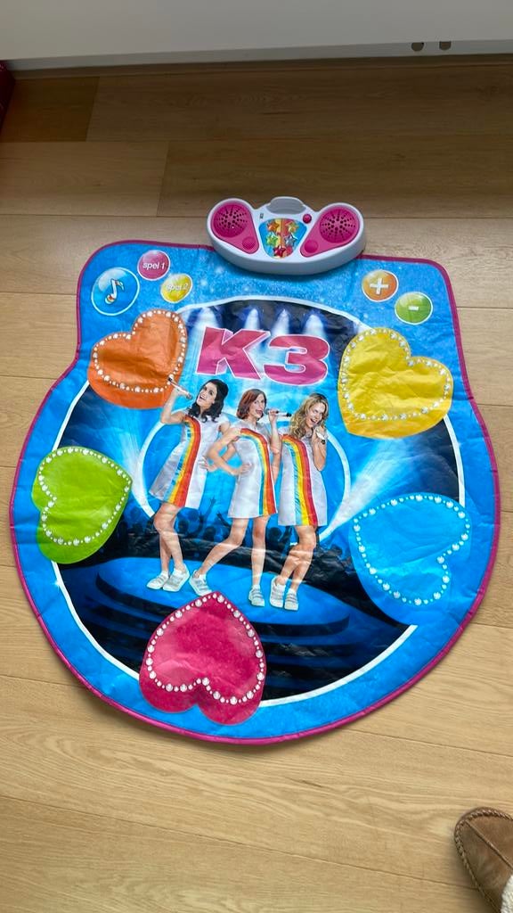 K3 dansmat, Ophalen, Gebruikt