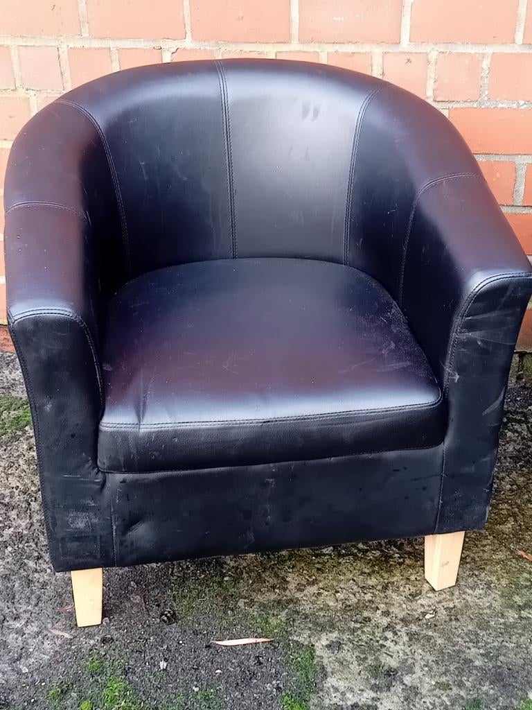 2 Fauteuils Cabriolet, Maison & Meubles, Enlèvement, Utilisé, Bois, 50 à 75 cm