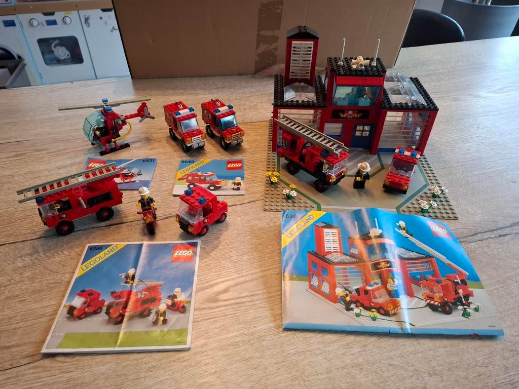 Lego 6385 brandweerkazerne
+ extra sets: 6366, 6531, 6643, Kinderen en Baby's, Speelgoed | Playmobil, Ophalen of Verzenden