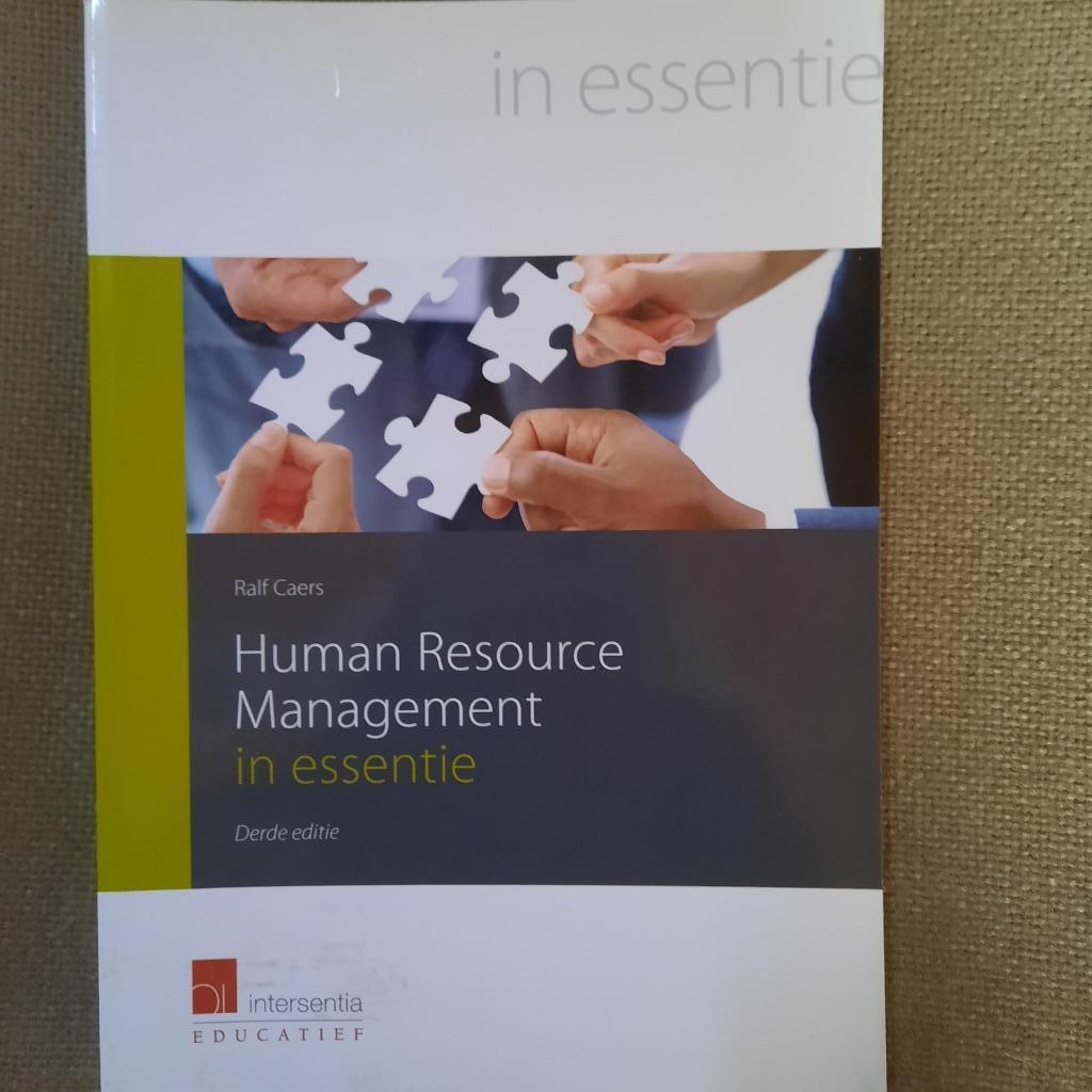 HUMAN RESOURCE MANAGEMENT IN ESSENTIE - Ralf Caers, Boeken, Economie, Management en Marketing, Management, Ophalen of Verzenden
