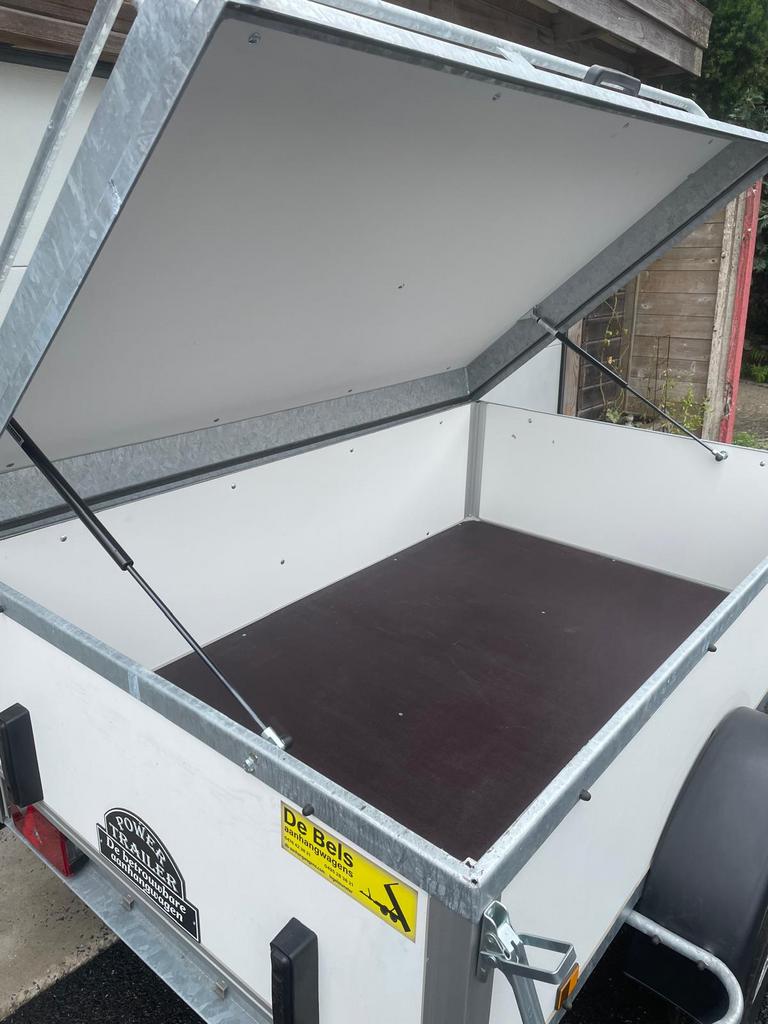 Gesloten aanhangwagen - power trailer, Ophalen, Zo goed als nieuw