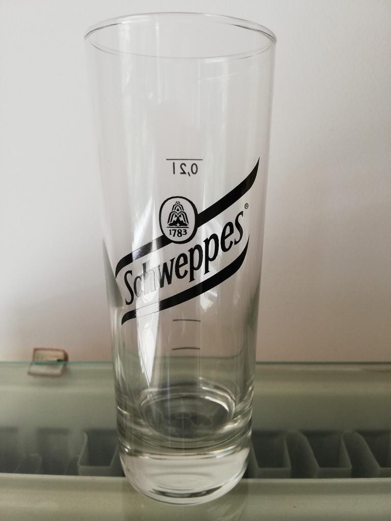 Verres Schweppes modèle longdrink, Collections, Verres & Petits Verres, Enlèvement, Comme neuf