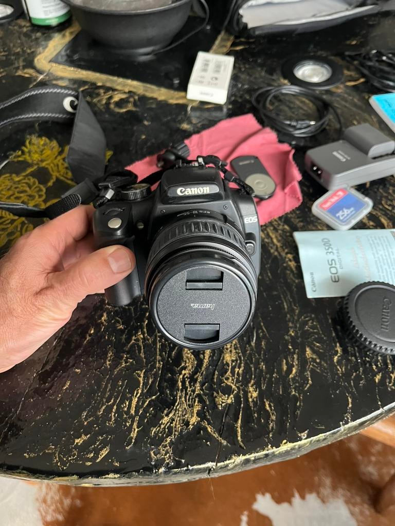 Canon EOS 350D digitale spiegelreflexcamera, Audio, Tv en Foto, Fotocamera's Digitaal, Ophalen, Zo goed als nieuw, Canon