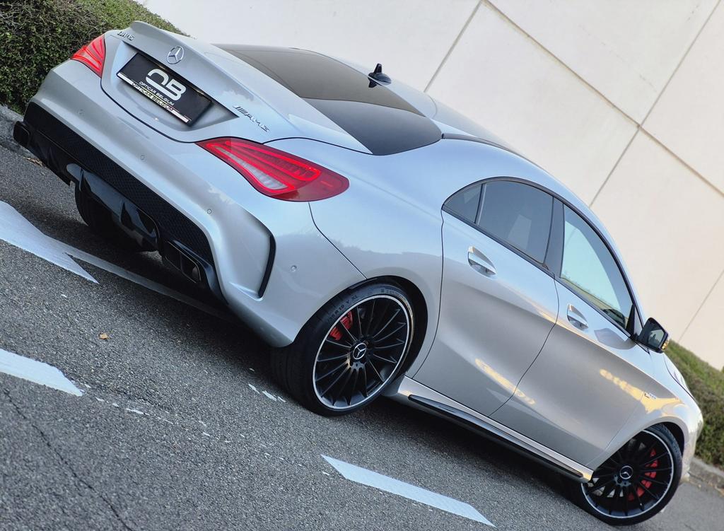 ** Mercedes CLA 45 AMG - Camera - Harman-Kardon - GVVK *, Auto's, CLA, Leder, Bedrijf, Zilver of Grijs