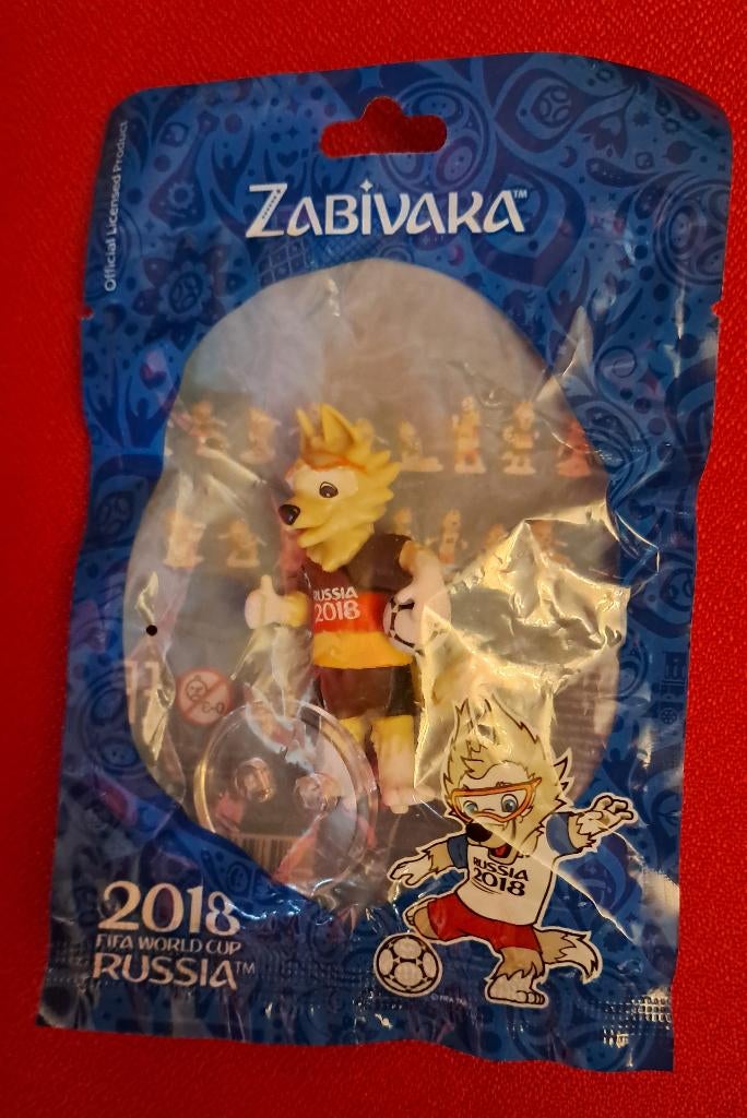 Figuur Zabivaka Mascot België FIFA, Rusland 2018, Verzamelen, Ophalen of Verzenden