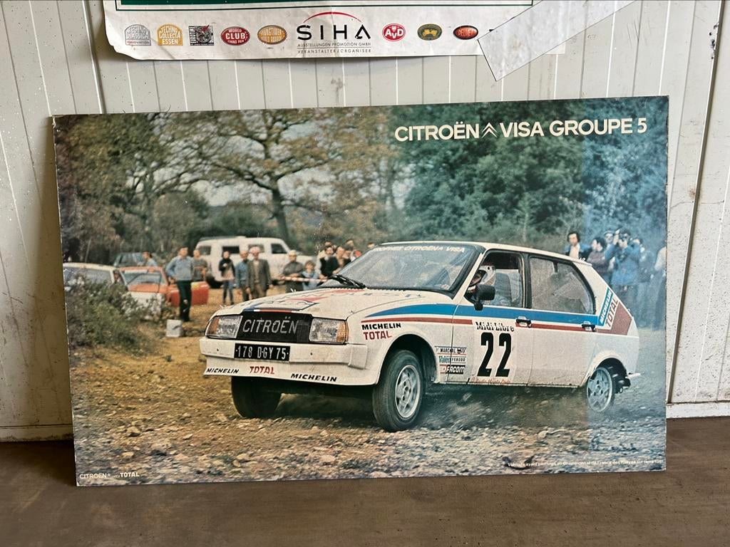Originele dealer poster Citroën Visa Chrono, Verzamelen, Ophalen, Zo goed als nieuw