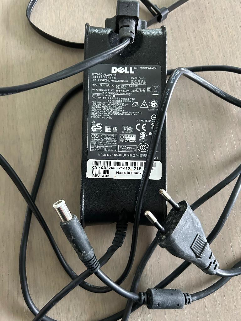 Dell LA90PS0-00 laptop oplader 19.5V, 4.62A, 90W (Zemst), Computers en Software, Laptop-opladers, Ophalen, Zo goed als nieuw, Dell