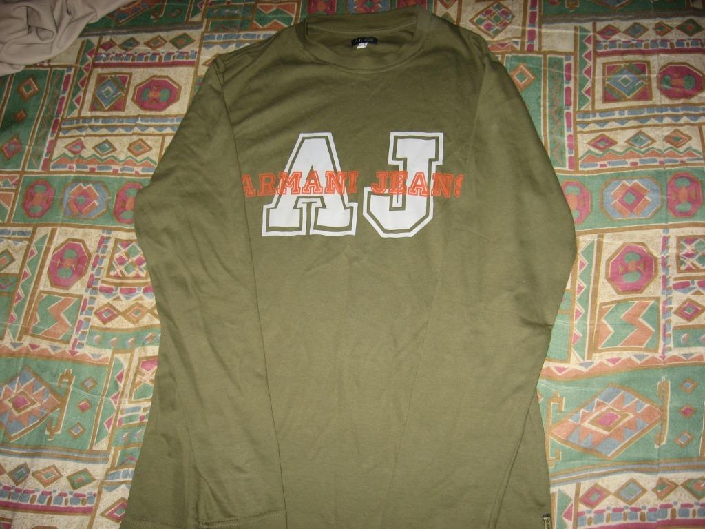 Herentrui maat L, Armani jeans, groene kleur, Maat 52/54 (L), ARMANI, Ophalen of Verzenden, Zo goed als nieuw