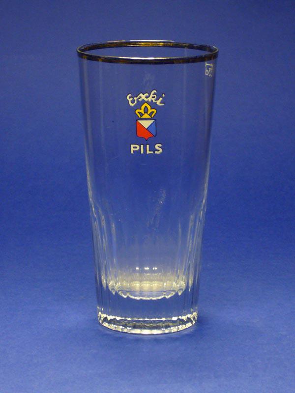 Exki Pils Imperial Anderlecht Brussels Glass, Verzamelen, Biermerken, Ophalen of Verzenden, Gebruikt, Glas of Glazen