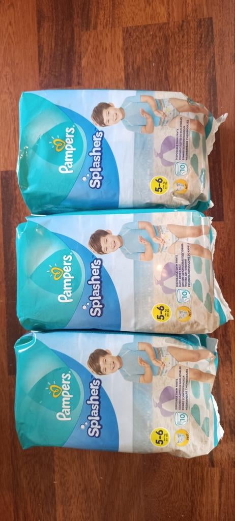Pampers Splashers 5-6 kg. 30 pièces plus 3 gratuites., Enfants & Bébés, Enlèvement ou Envoi, Comme neuf