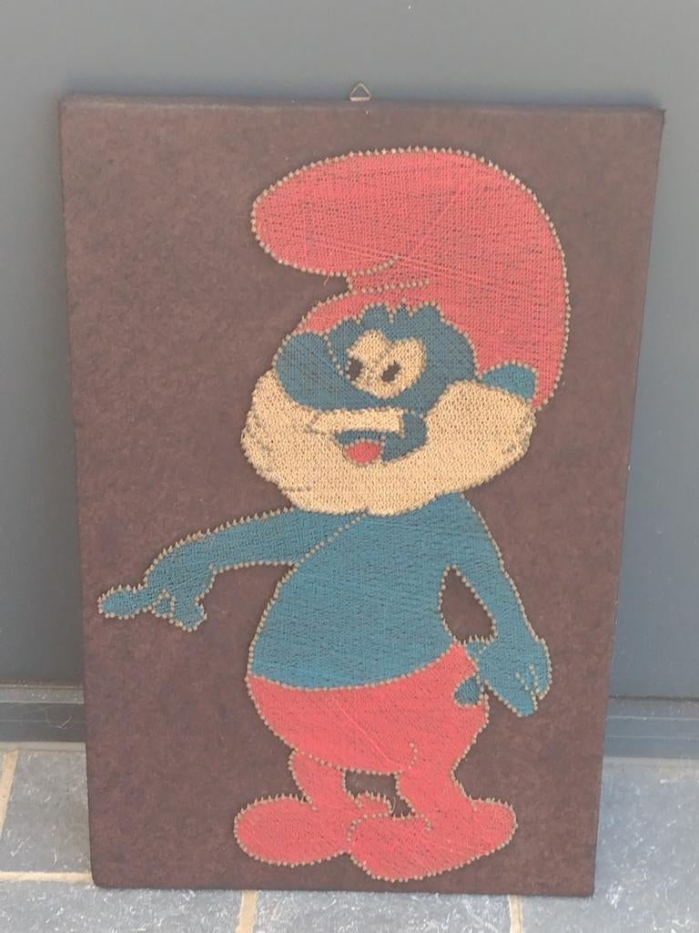 Grote Smurf kunstwerk, Ophalen, Gebruikt, Grote Smurf, Huisje of Attribuut