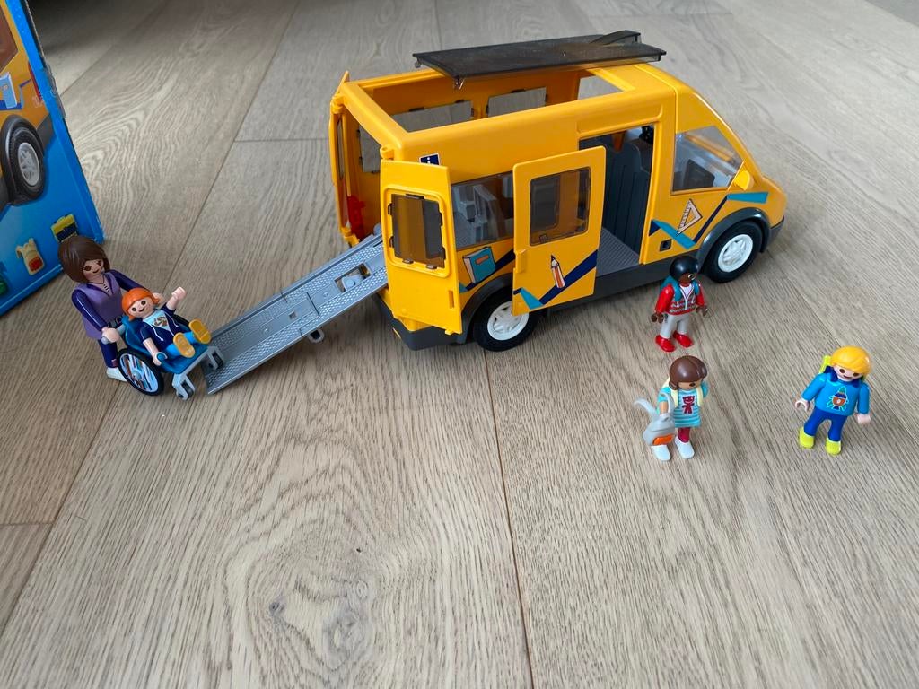 Playmobil schoolbus, Ophalen, Zo goed als nieuw