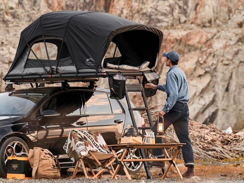 Huur een avontuurlijke DAKTENT voor komend zomerverlof !, Caravans en Kamperen, Tenten, tot en met 3, Nieuw, Ophalen