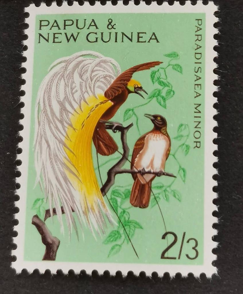 Papouasie-Nouvelle-Guinée 1964 - oiseaux - oiseau de paradis, Enlèvement ou Envoi, Non oblitéré