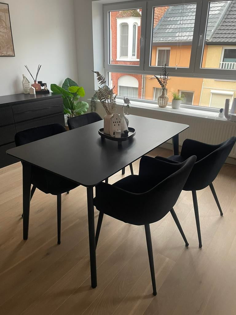 Stoelen, Maison & Meubles, Tables | Tables à manger, Comme neuf, Métal, Enlèvement