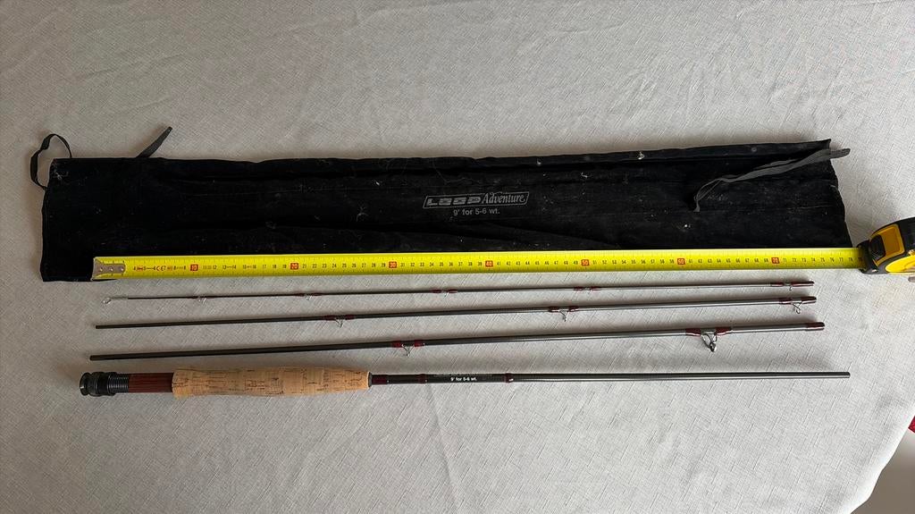 Vliegvishengel Flyrod Loop Adventure 9’, Watersport en Boten, Hengelsport | Vliegvissen, Ophalen of Verzenden, Zo goed als nieuw