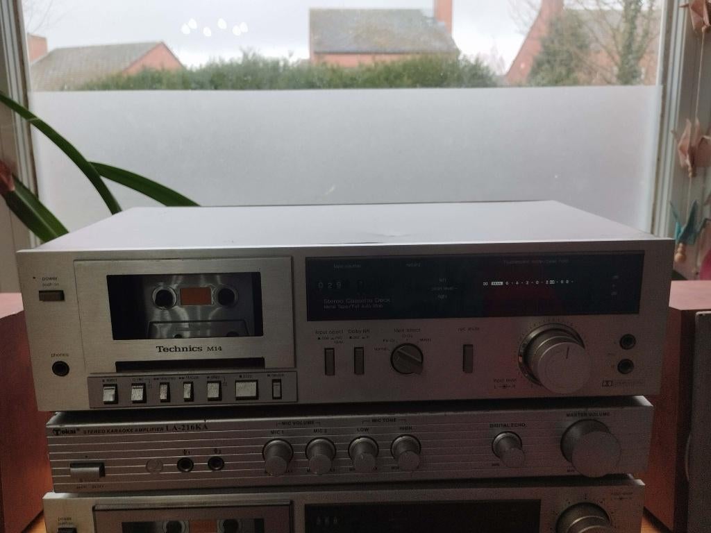 deck k7 technics m14, Audio, Tv en Foto, Cassettedecks, Ophalen of Verzenden, Enkel, Overige merken, Tape counter