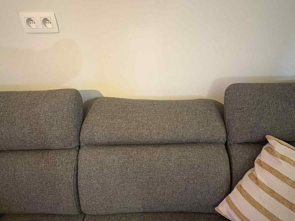 Canape angle meuble mailleux, Maison & Meubles, Enlèvement, Comme neuf