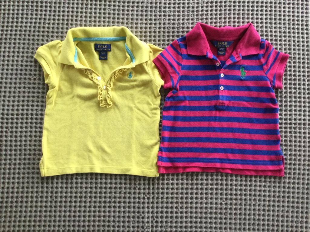 2 polo’s Ralph Lauren 3 jaar / 98, Kinderen en Baby's, Kinderkleding | Maat 98, Gebruikt, Meisje, Ophalen of Verzenden, Shirt of Longsleeve