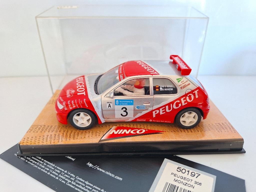 Ninco Peugeot 306 Monzon 50197, Overige merken, Racebaan, Verzenden, Nieuw