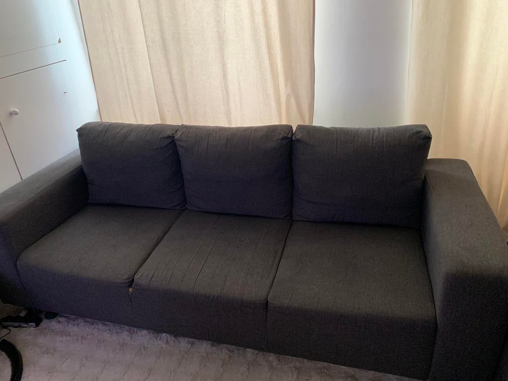 Canapé gris ikea a vendre, Huis en Inrichting, Ophalen, Zo goed als nieuw
