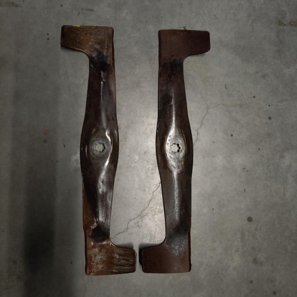 Zitmaaier messen john deere, Tuin en Terras, Zitmaaiers, Ophalen, Gebruikt, John Deere, 90 tot 120 cm