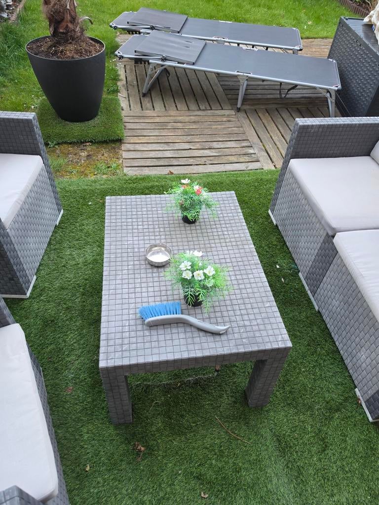 lounge setje, Ophalen