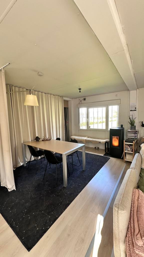 Woonunit/wooncontainer (2-3 slaapk)–90 m² + opslagunit 18 m², Enlèvement