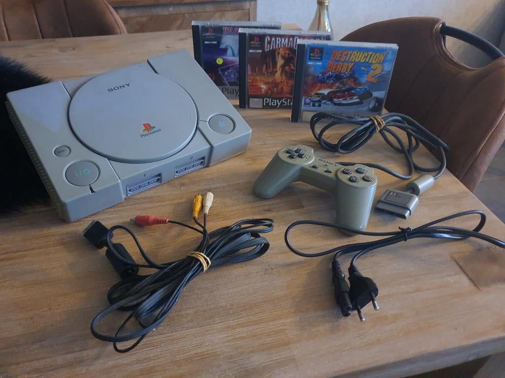 Playstation 1 + games, Enlèvement