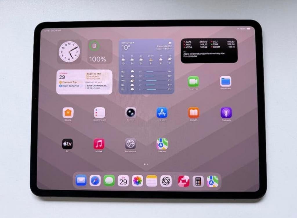 Apple iPad Pro M4 gris sidéral 256 Go, Informatique & Logiciels, Apple iPad Tablettes, Enlèvement ou Envoi, 13 pouces ou plus