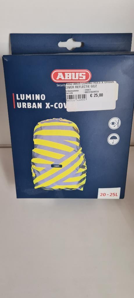 reflecterende hoes voor over rugzak, Fietsen en Brommers, Ophalen of Verzenden, Nieuw, Abus