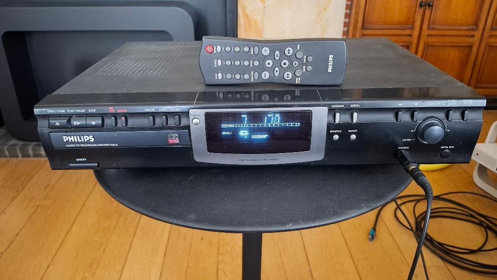 Philips CDR770 lecteur enregistreur CD, Enlèvement, Utilisé, Philips