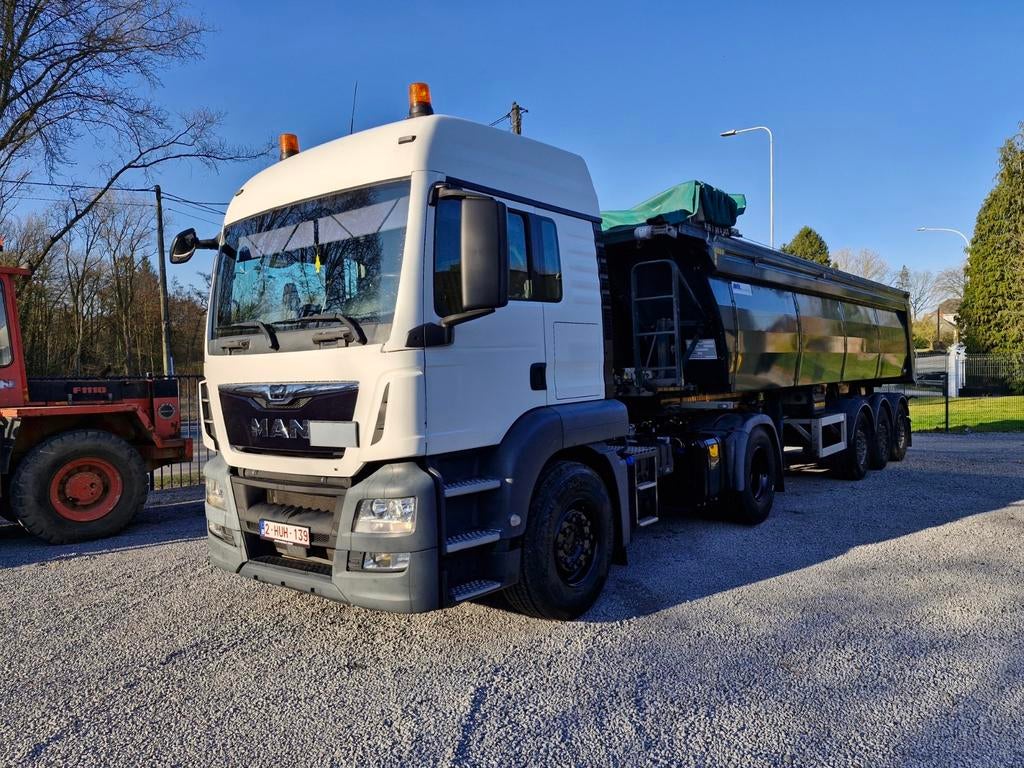 Man tgs + benne mol, Auto's, Automaat, MAN, Te koop, Elektrisch