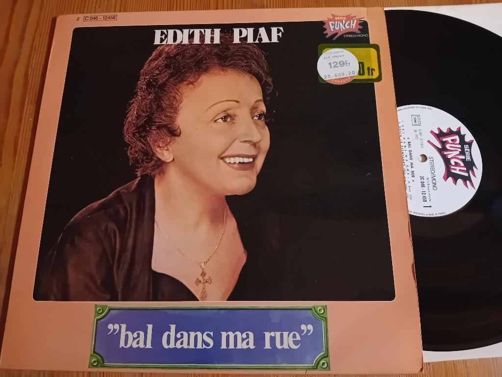 LP Edith Piaff “Bal Dans Ma Rue”, Ophalen of Verzenden, 1960 tot 1980, Gebruikt, 12 inch