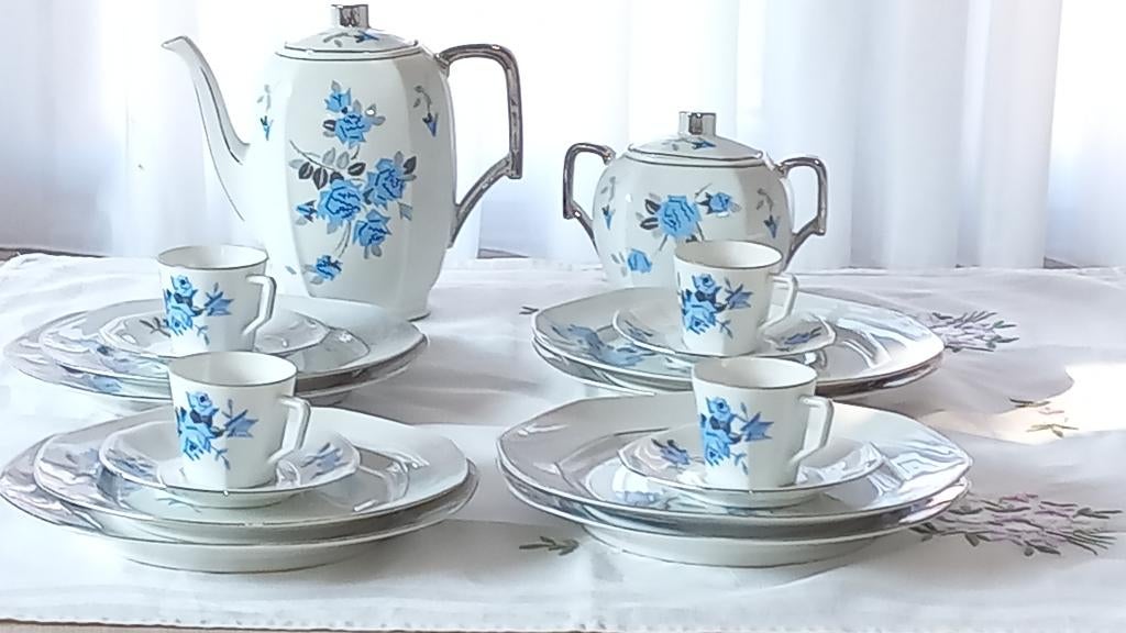 Art-deco servies Tsjecho-Slowakije, Moritz Zdekauer, MZ, Antiek en Kunst, Antiek | Servies compleet, Ophalen