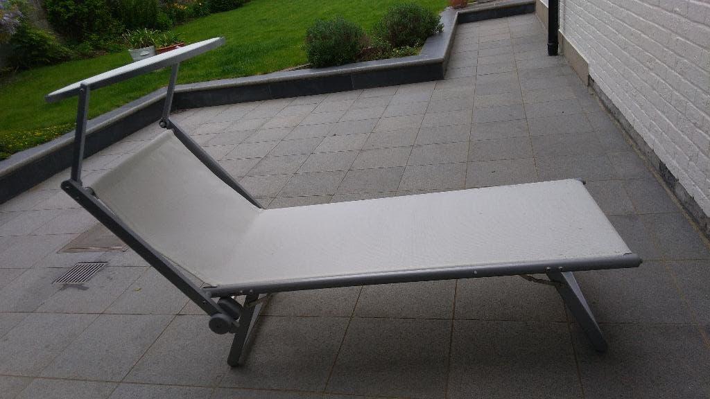 chaise inclinable, Enlèvement, Comme neuf, Synthétique, Mobile