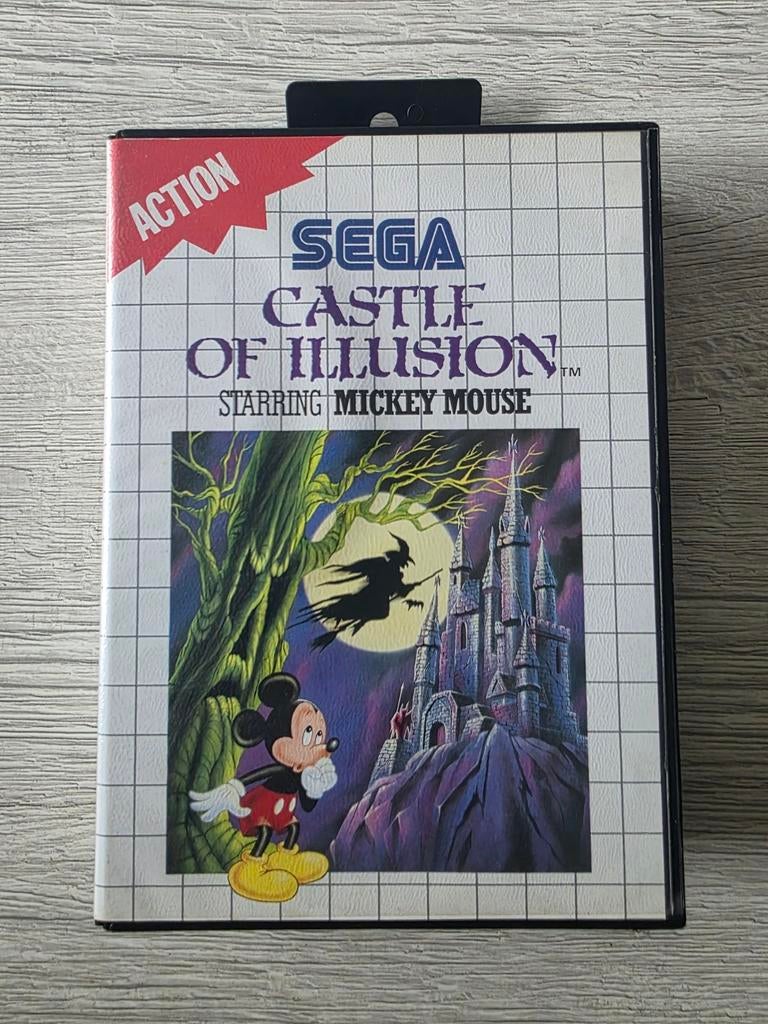 Castle of Illusion met Mickey Mouse Sega Master System in de, Gebruikt, 1 speler, Ophalen of Verzenden, Platform